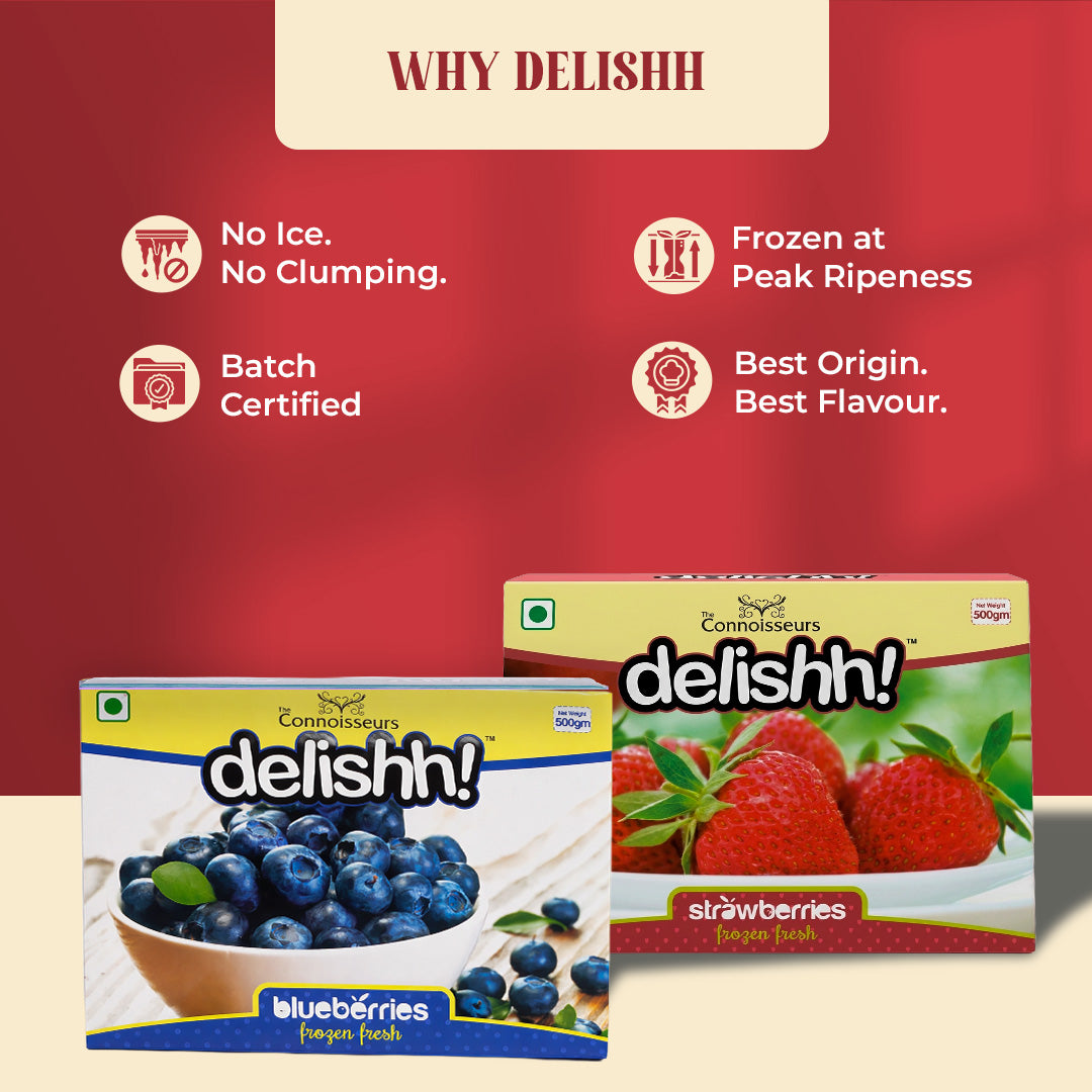 Frozen Blueberries & Frozen Strawberries Combo