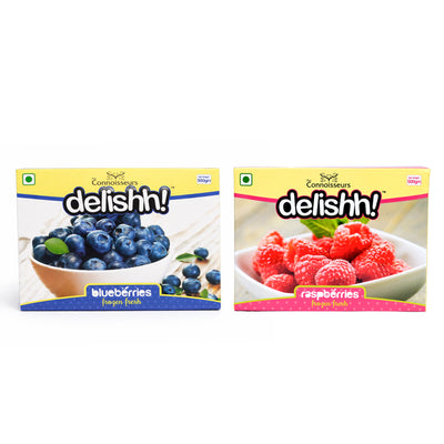 Frozen Blueberries & Frozen Raspberries Combo